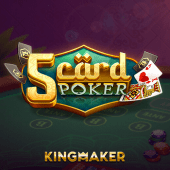 5 Card Poker - Video game console cards game